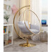 Bubble Chair In Golden With Stainless Steel Stand And Chain Bubble Chair In Golden With Stainless Steel Stand And Chain