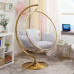 Bubble Chair In Golden With Stainless Steel Stand And Chain Bubble Chair In Golden With Stainless Steel Stand And Chain