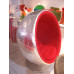 Ball Chair In Aluminium Shell