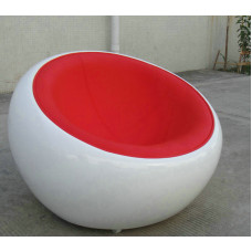 Scoop Chair In Real Calf Leather