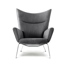 Hans J Wegner Style Wing Chair,Made In Fabric Hans J Wegner Style Wing Chair,Made In Fabric