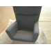 Hans J Wegner Style Wing Chair In Gray Fabric Hans J Wegner Style Wing Chair In Gray Fabric