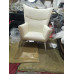 Hans J Wegner Style Wing Chair In White Leather Hans J Wegner Style Wing Chair In White Leather