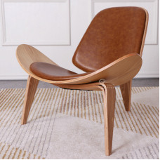 Hans Wegner Style Three Legged Shell Chair Hans Wegner Style Three Legged Shell Chair