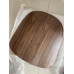 Hans Wegner Style Three Legged Shell Chair In Black PU Leather