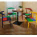 Hans Wegner Style Elbow Horn Chair In Steel Hans Wegner Style Elbow Horn Chair In Steel