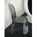 Ghost Chair Without Arm In Transparent Black