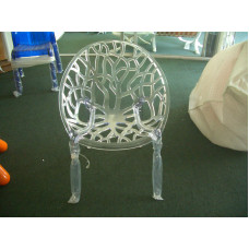 Style Ghost Tree Chair In Clear Color