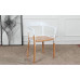 Gossip Metal And Wood Chair