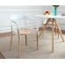 Gossip Metal And Wood Chair
